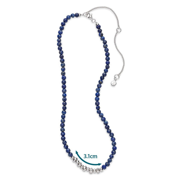 Kit Heath Silver Coast Tumble Azure Beaded Necklace - MococoKit Heath90176LP5038159167546Necklaces