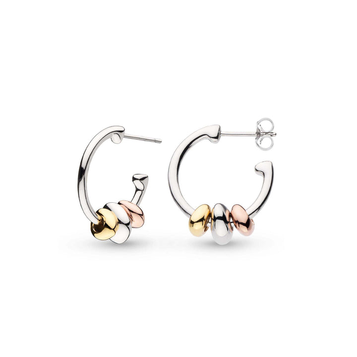Kit Heath Silver Coast Tumble Golden Hoop Earrings - MococoKit Heath60195GRG5038159167263Earrings