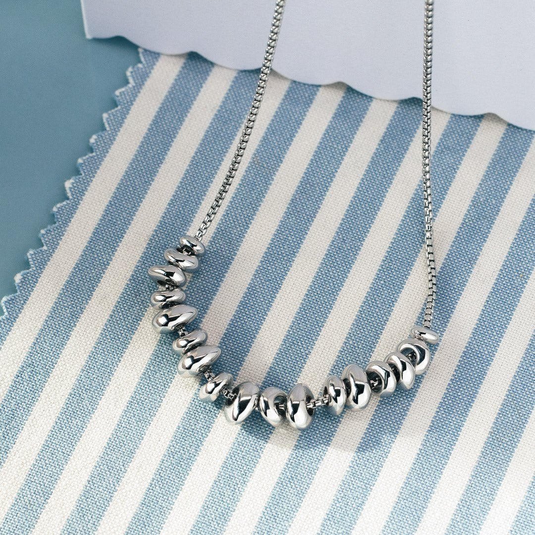 Kit Heath Silver Coast Tumble Grande Multi Pebble Necklace - MococoKit Heath90201RP5038159160301Necklaces