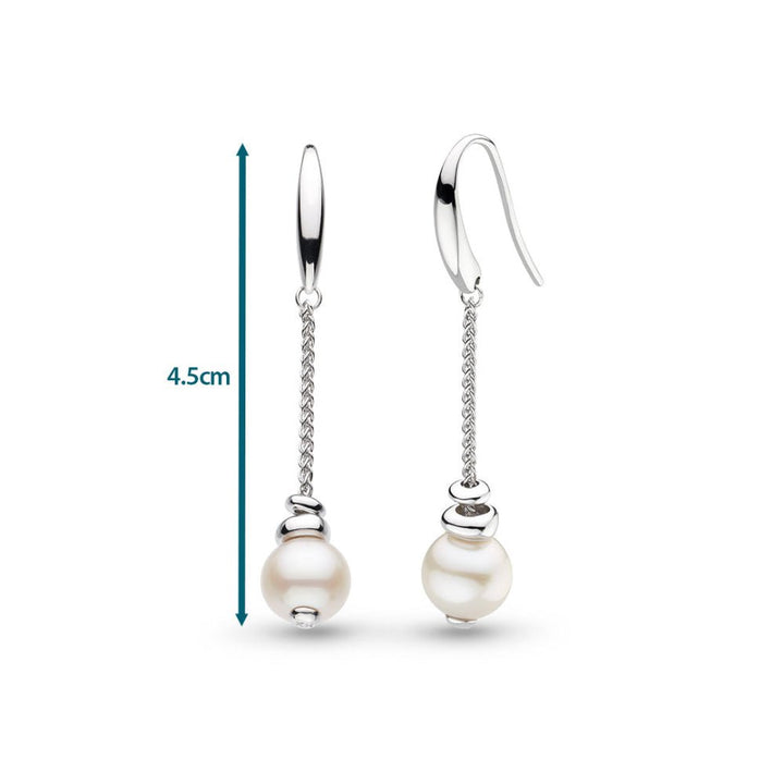 Kit Heath Silver Coast Tumble Pearl Drop Earrings - MococoKit Heath50166FP5038159167607Earrings