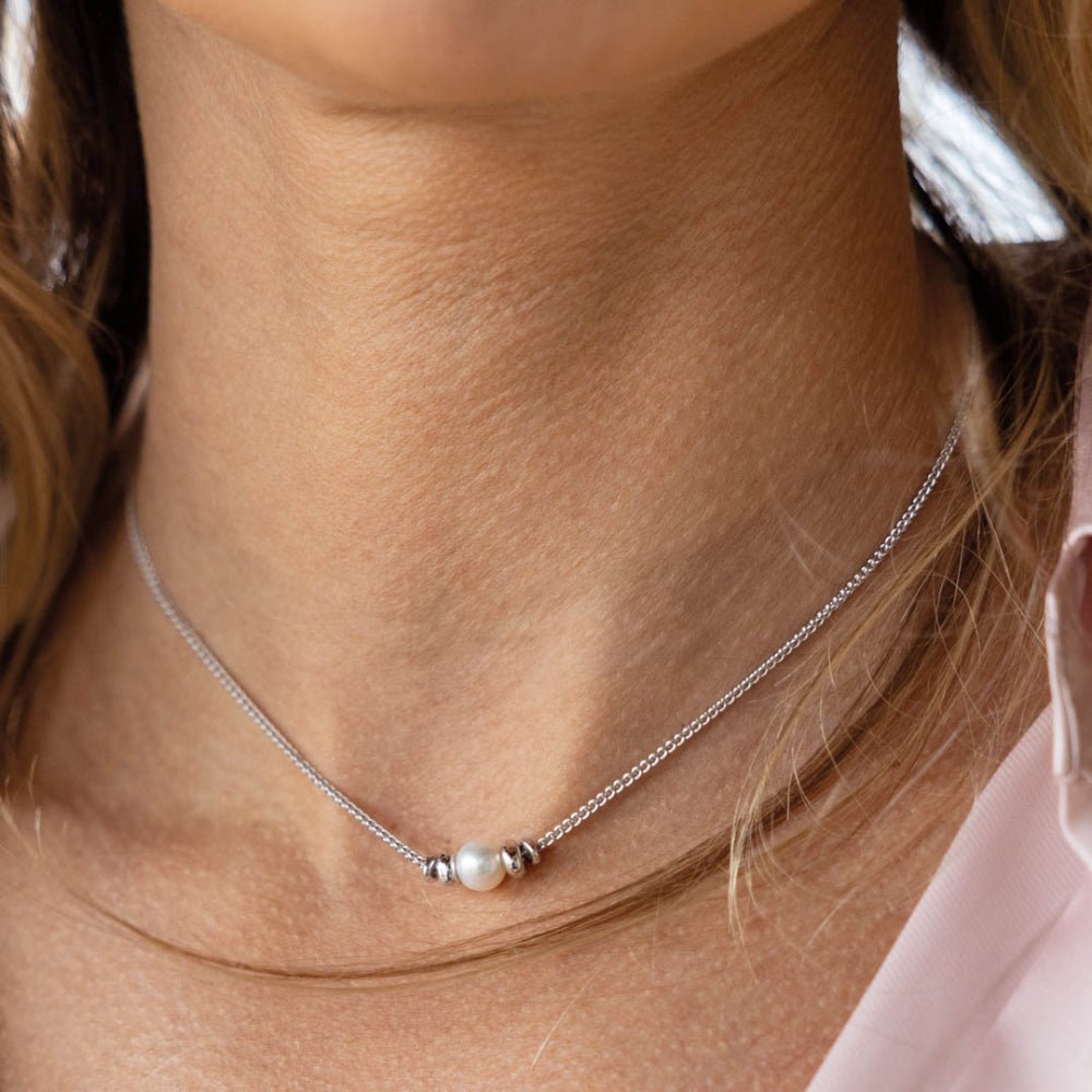 Kit Heath Silver Coast Tumble Pearl Necklace - MococoKit Heath90165FP5038159167614Necklaces