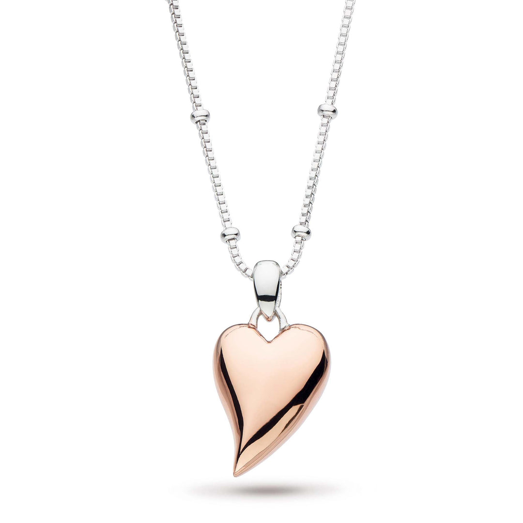 Kit Heath Silver Desire Cherish Blush Heart Ball Chain Necklace - MococoKit Heath90503RRP5038159159190Necklaces