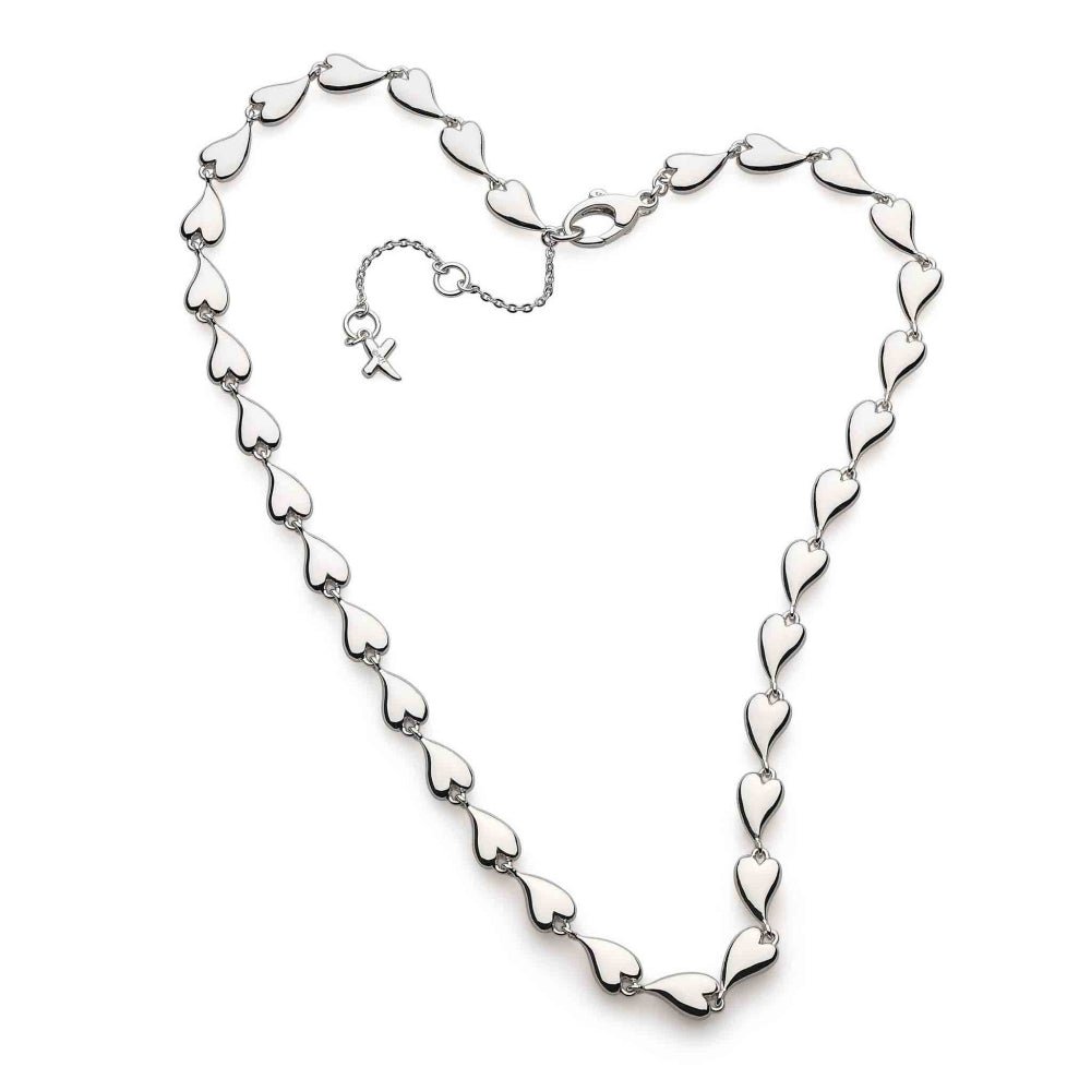 Kit Heath Silver Desire Kiss Linking Hearts Necklace - MococoKit Heath90LK5038159154645Necklaces