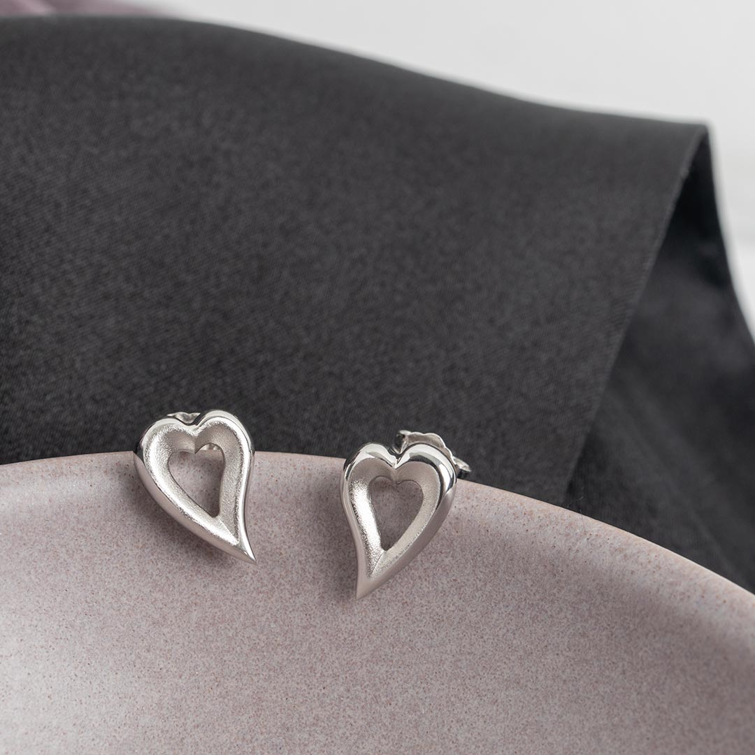 Kit Heath Silver Desire Love Story Small heart Earrings - MococoKit Heath40521SRP5038159161537Earrings