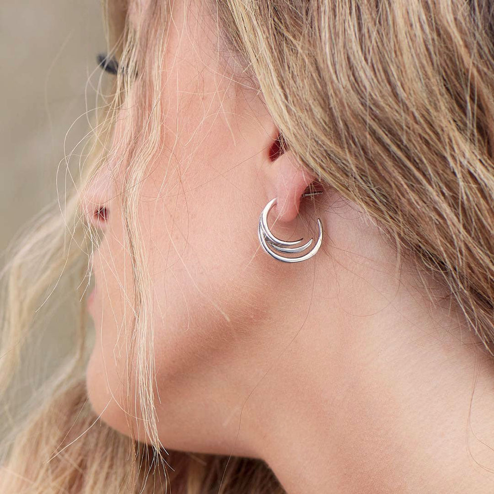 Kit Heath Silver Entwine Helix Wrap Hoop Earrings - MococoKit Heath60237RP5038159163326Earrings