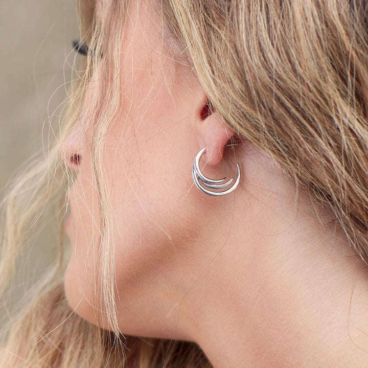 Kit Heath Silver Entwine Helix Wrap Hoop Earrings - MococoKit Heath60237RP5038159163326Earrings