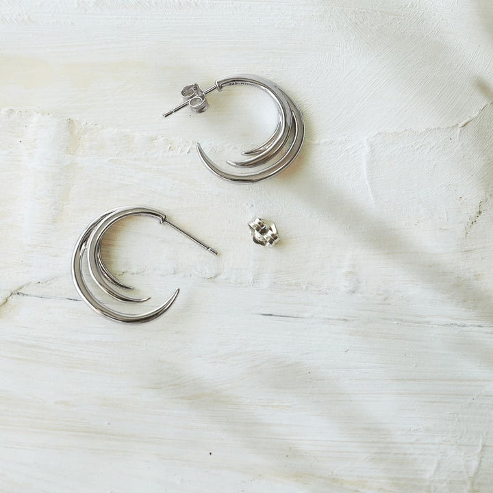 Kit Heath Silver Entwine Helix Wrap Hoop Earrings - MococoKit Heath60237RP5038159163326Earrings