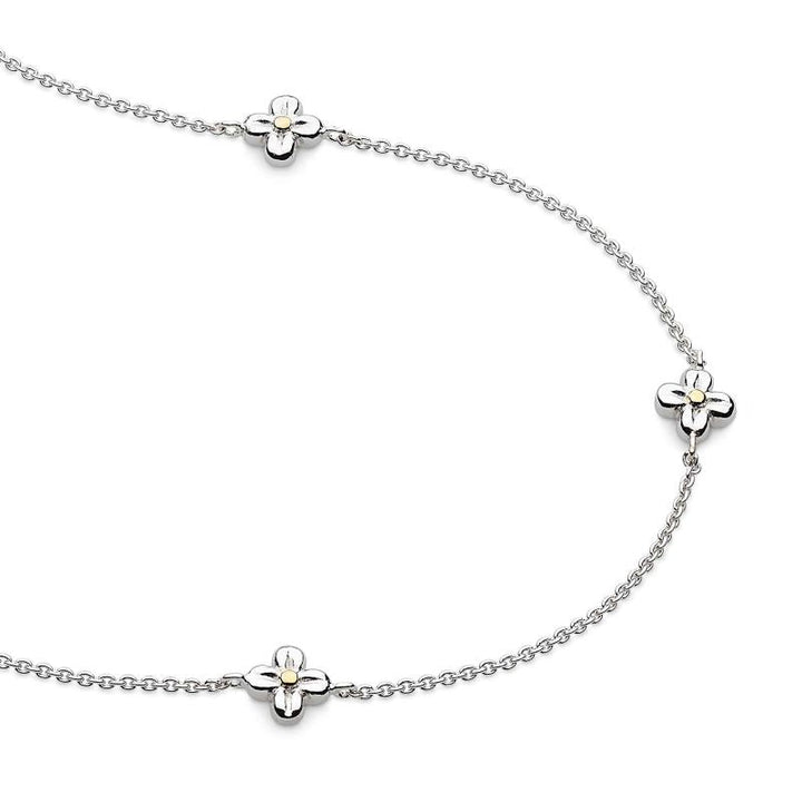 Kit Heath Silver Flyte Honey Flower Station Necklace - MococoKit Heath90343GRP5038159158711Necklaces