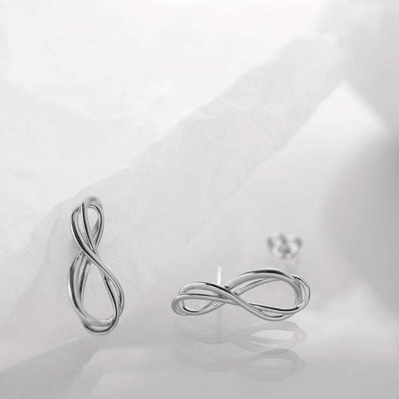 Kit Heath Silver Infinity Stud Earrings - MococoKit Heath41163RP5038159165177Earrings