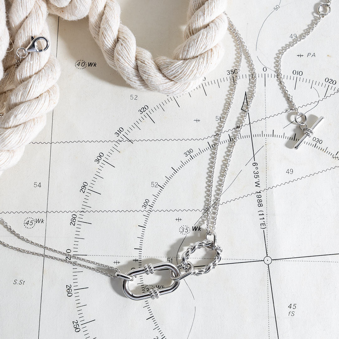 Kit Heath Silver Marina Grande Twin Chain Necklace - MococoKit Heath91097RP5038159168734Necklaces