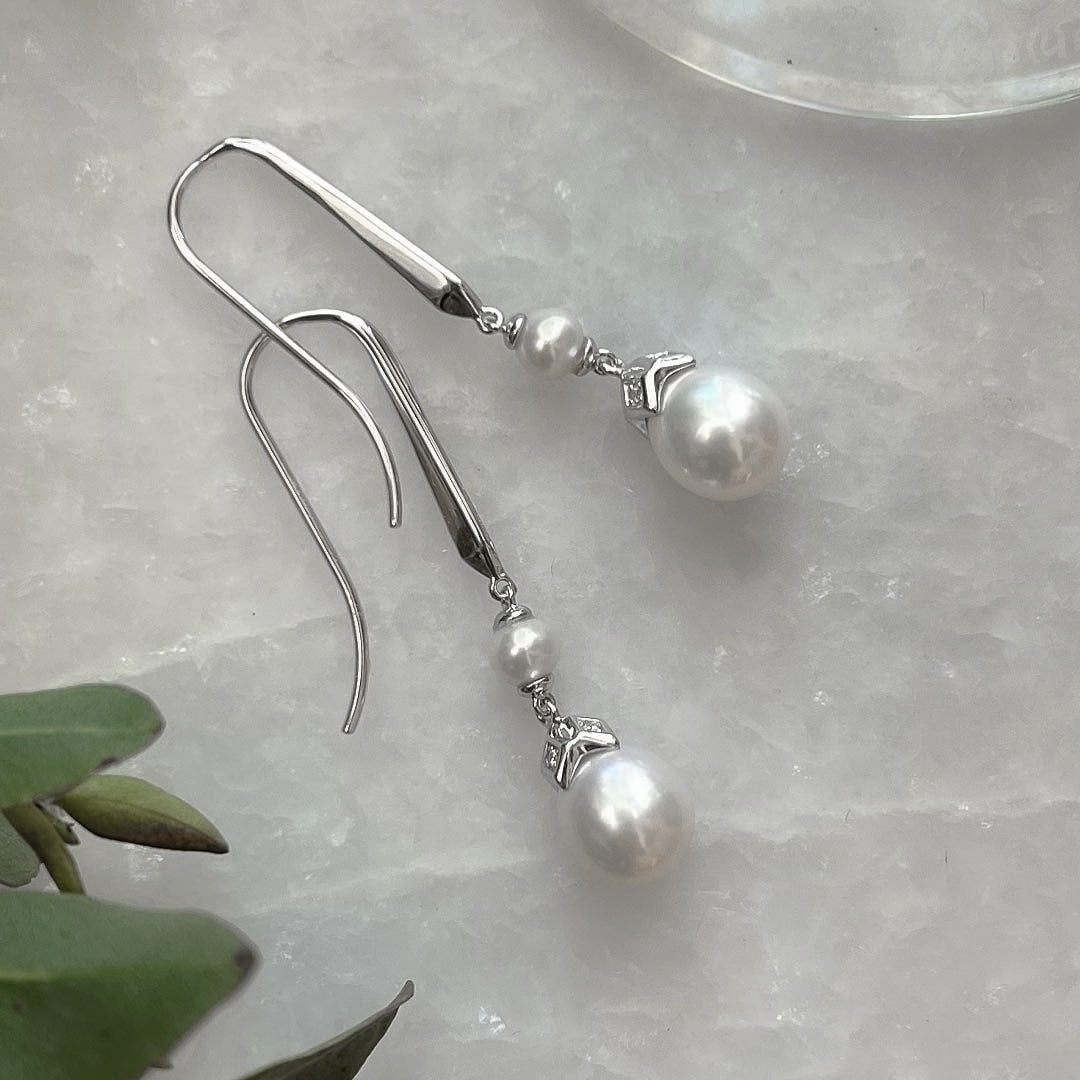 Kit Heath Silver Revival Pearl Glitz Drop Earrings - MococoKit Heath50433FPC5038159163210Earrings