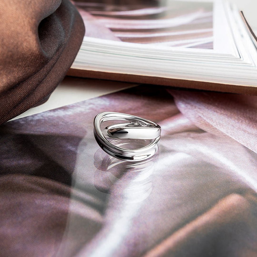 Kit Heath Silver Serenity Grande Crossover Ring - MococoKit Heath21186RPM5038159168192Rings