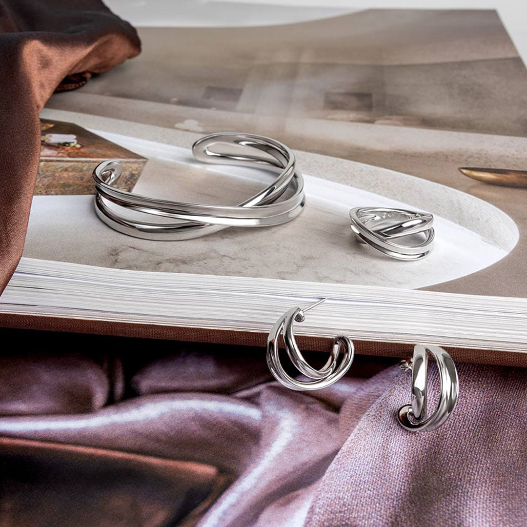 Kit Heath Silver Serenity Grande Crossover Ring - MococoKit Heath21186RPM5038159168192Rings