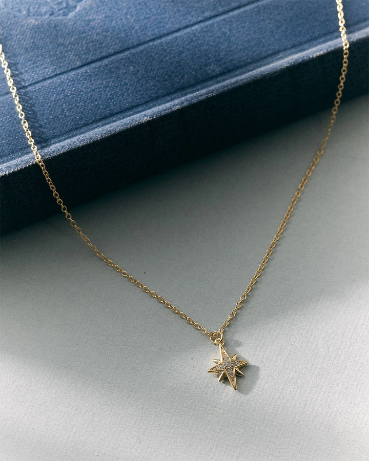 Astley Clarke  Gold Vermeil & Sapphires Celestial Star Pendant Necklace
