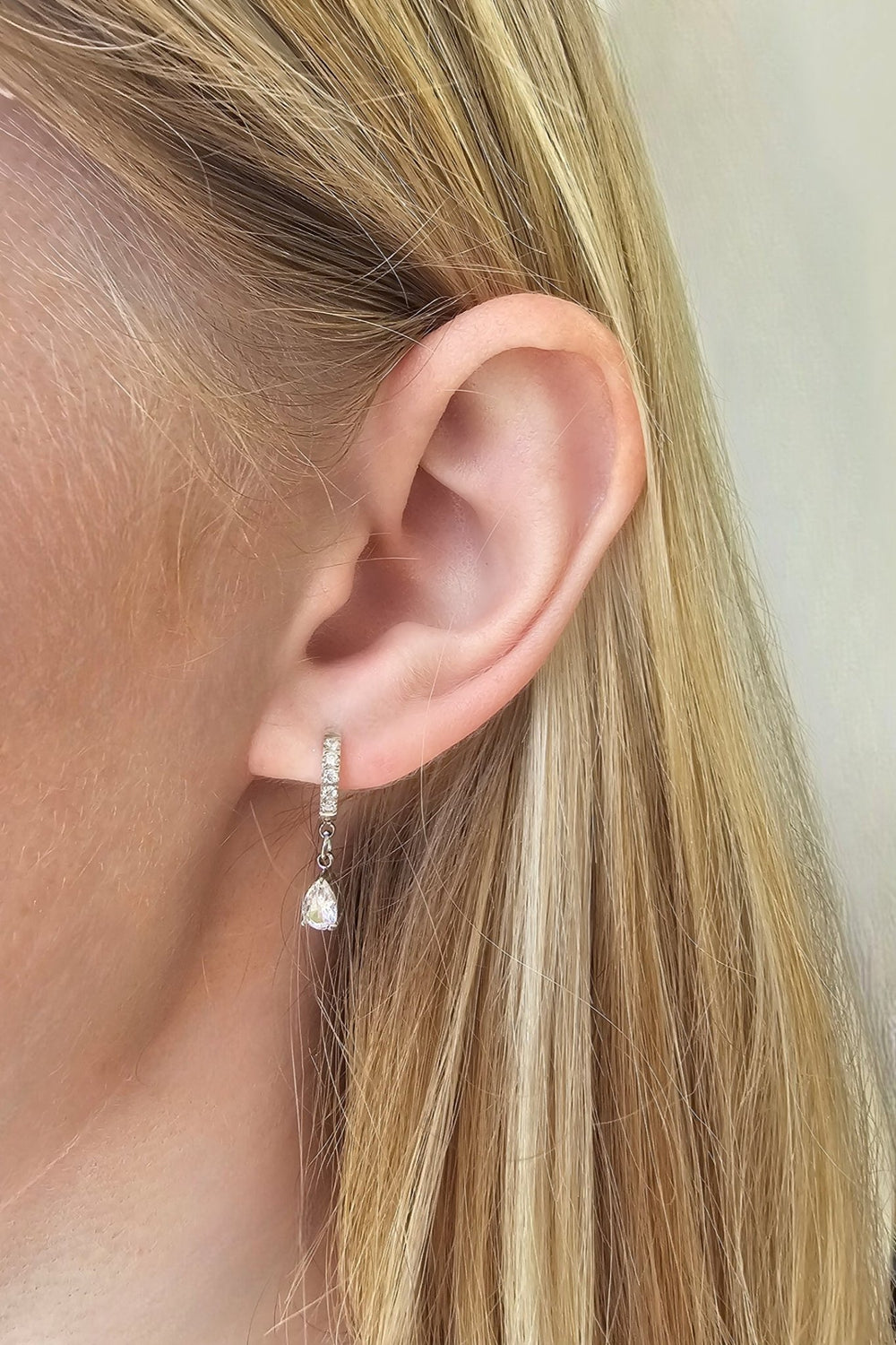 Mococo Essentials Silver Droplet Earrings - MococoMococoMOCESE001Earrings