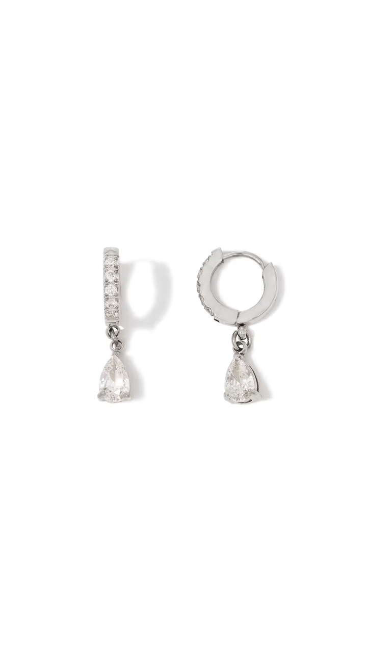 Mococo Essentials Silver Droplet Earrings - MococoMococoMOCESE001Earrings