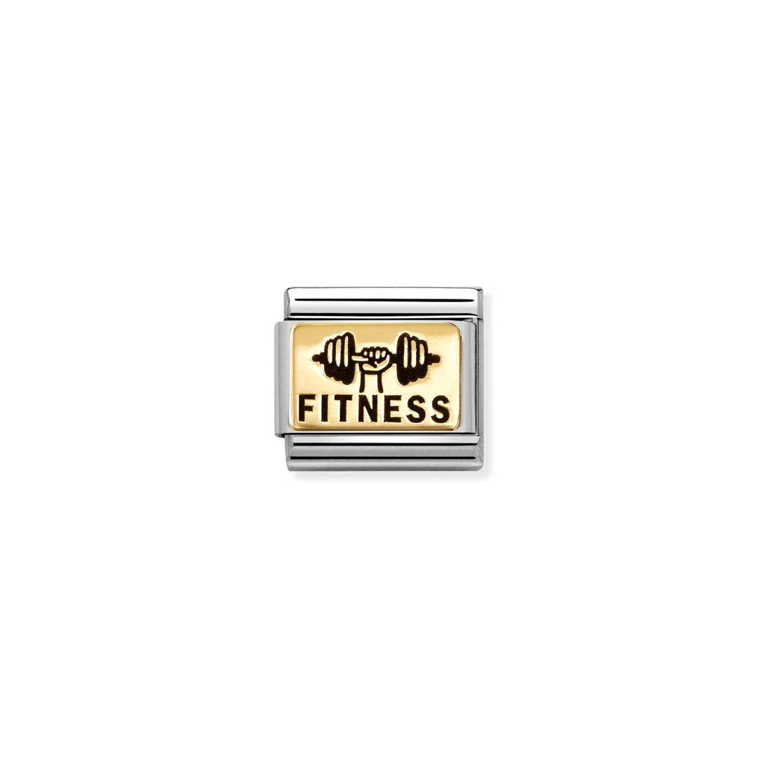 Nomination Classic Gold Fitness Charm - MococoNomination030166/648033497552914Charms and Links