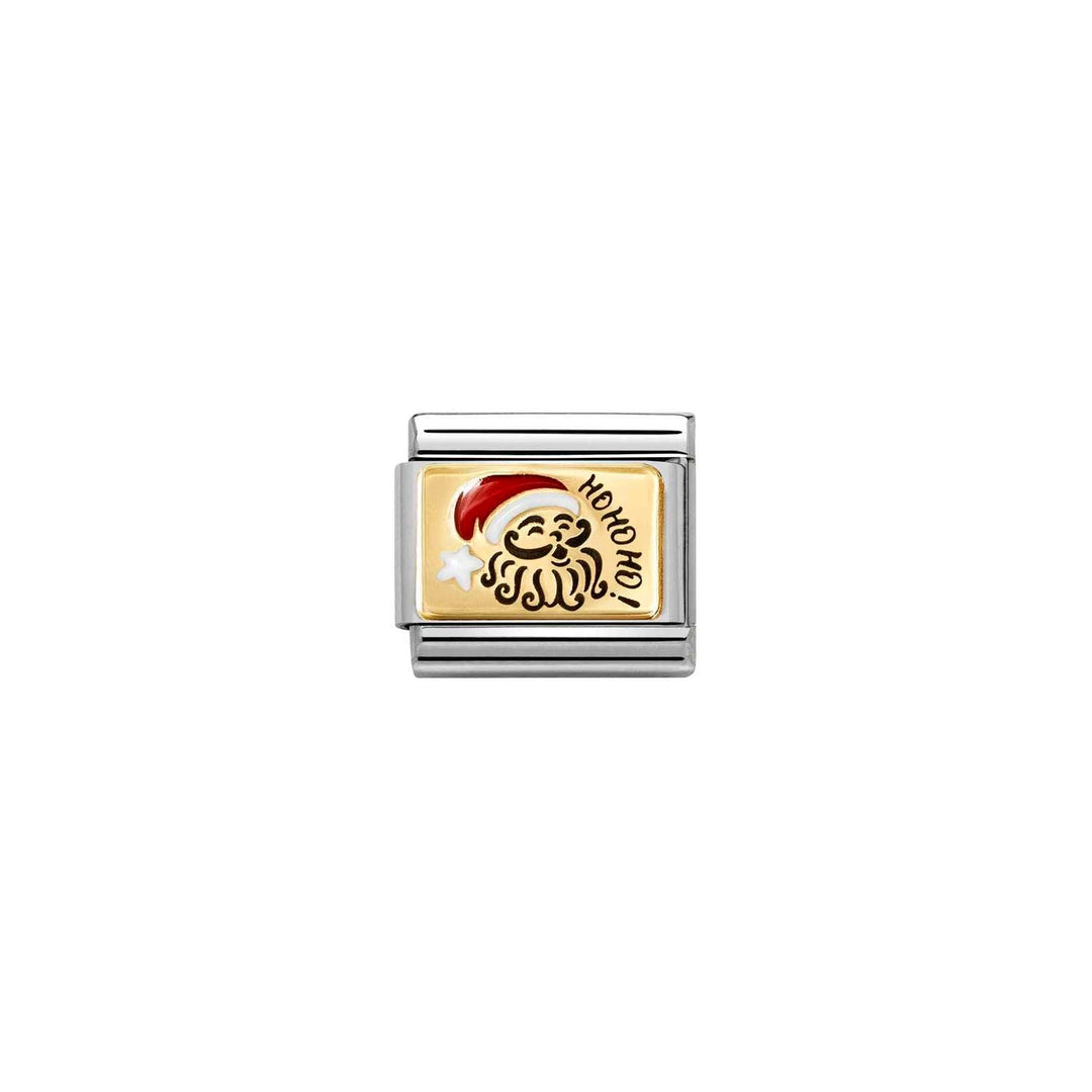 Nomination Classic Gold HoHoHo Santa Claus Charm - MococoNomination030289/108033497553164Charms and Links