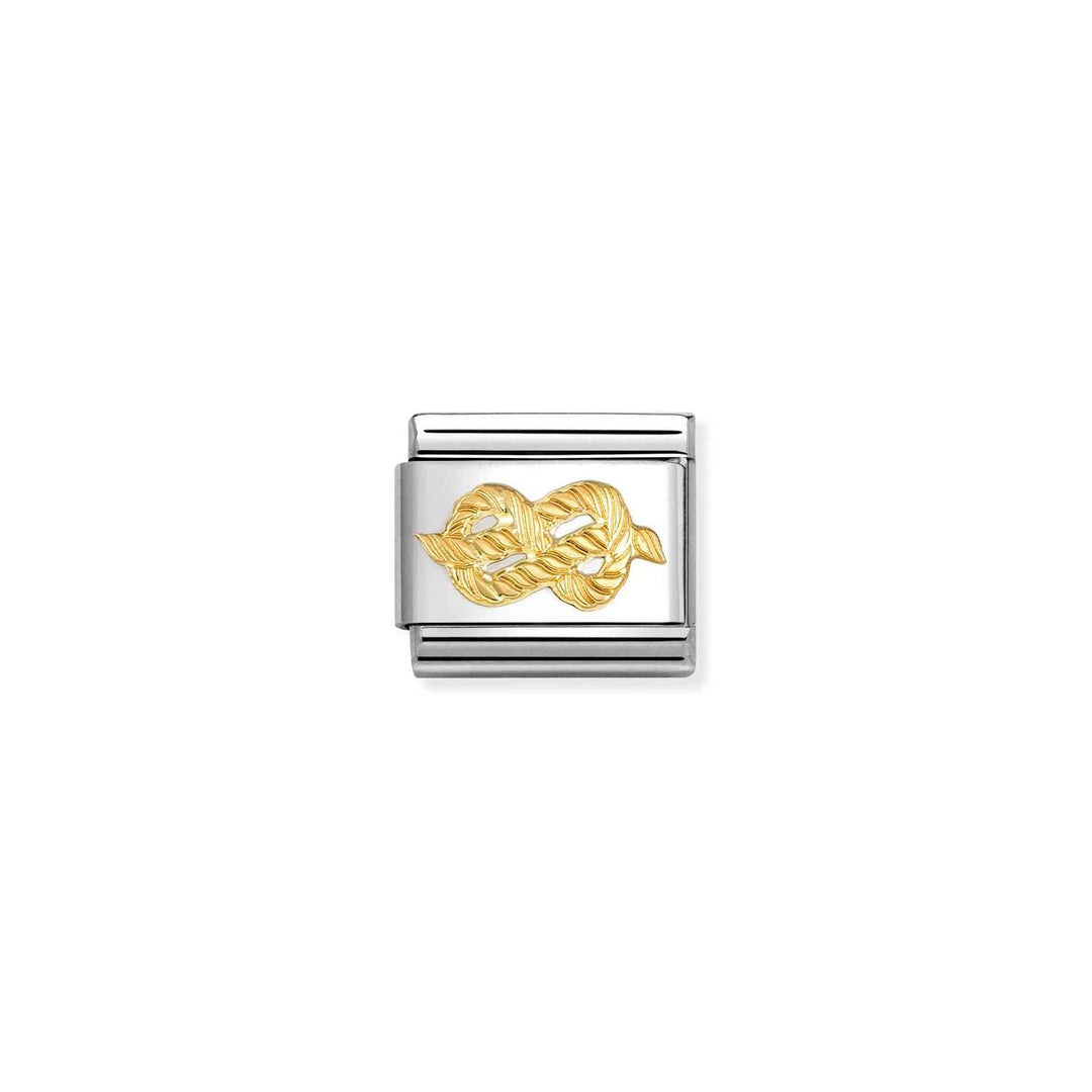 Nomination Classic Gold Infinity Knot Charm - MococoNomination030149/598033497552808Charms and Links