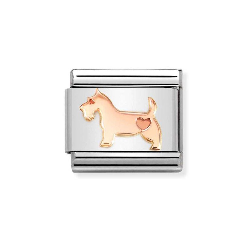 Nomination Classic Rose Gold Dog Charm - MococoNomination430104/498033497528377Charms and Links