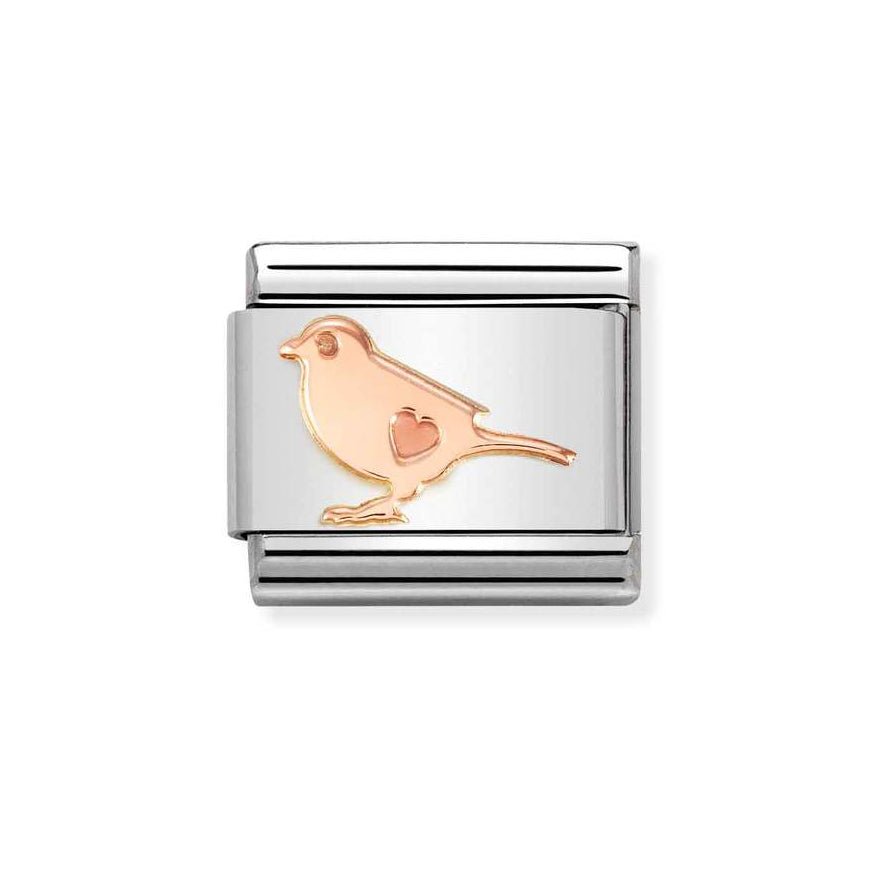 Nomination Classic Rose Gold Little Bird Charm - MococoNomination430104/548033497528421Charms and Links