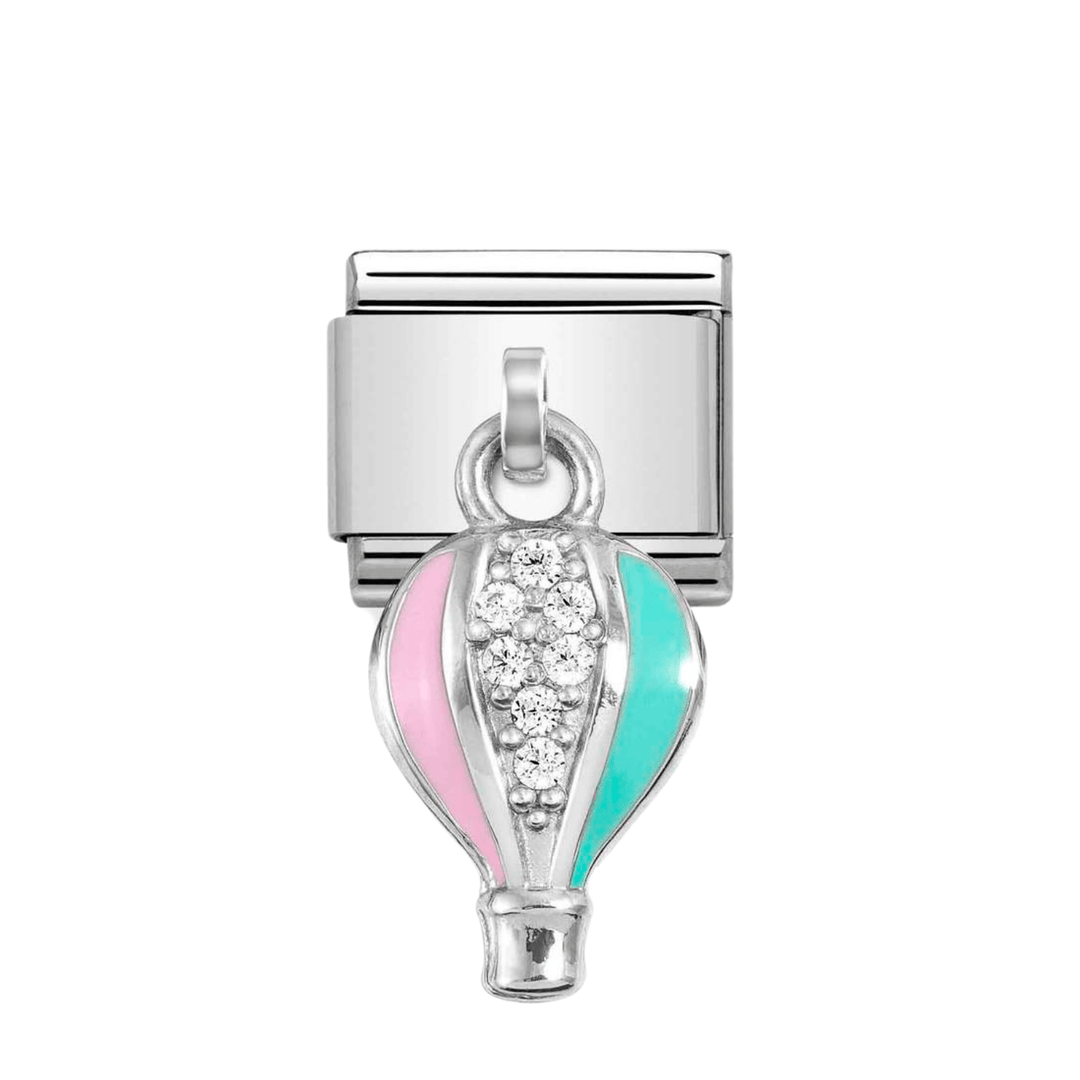 Nomination Classic Silver Enamel Hot Air Balloon Charm - MococoNomination331815/138033497550354Charms and Links