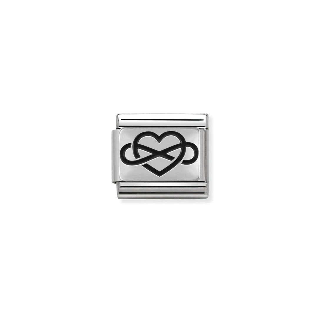 Nomination Classic Silver Infinity Heart Charm - MococoNomination330102/058033497342508Charms and Links