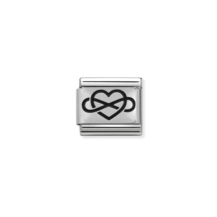 Nomination Classic Silver Infinity Heart Charm - MococoNomination330102/058033497342508Charms and Links