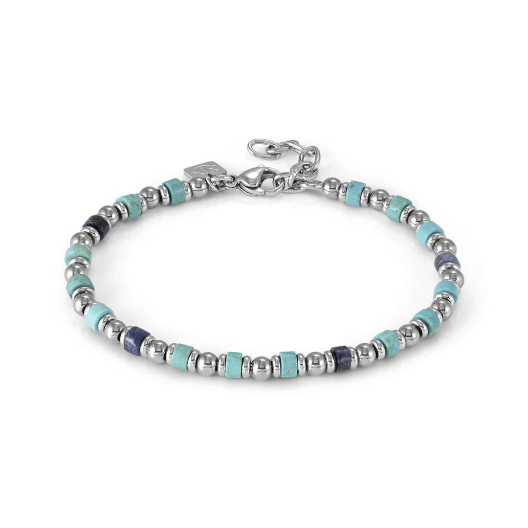 Nomination Classic Silver Instinct Turquoise & Sodalite Bracelet - MococoNomination027931/0938033497560957Charms and Links