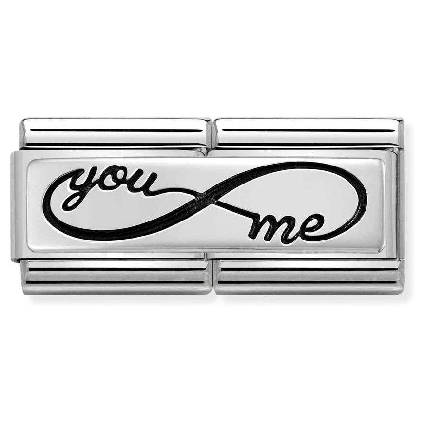 Nomination Classic Silver You Me Infinitity Double Charm - MococoNomination330710/438033497505019Charms and Links