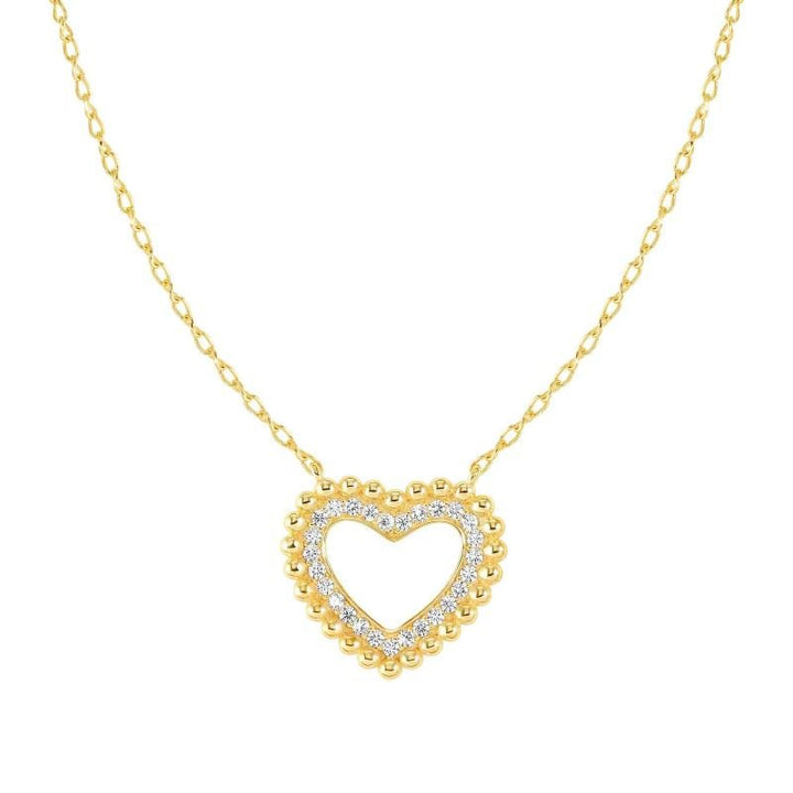 Nomination Gold Lovecloud Cubic Zirconia Heart Necklace - MococoNomination240504/0088033497540546Necklaces