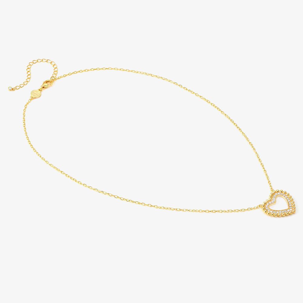 Nomination Gold Lovecloud Cubic Zirconia Heart Necklace - MococoNomination240504/0088033497540546Necklaces