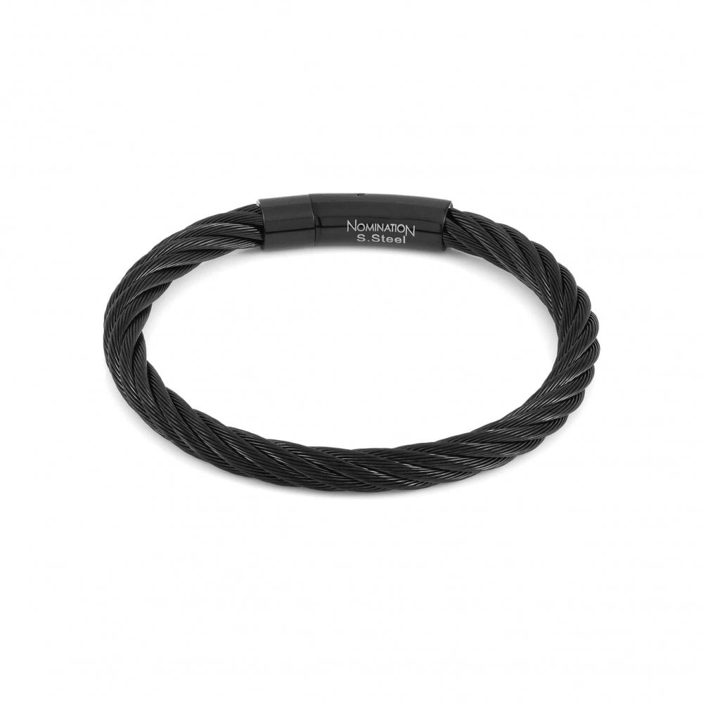 Nomination Black B-YOND Cable Bracelet