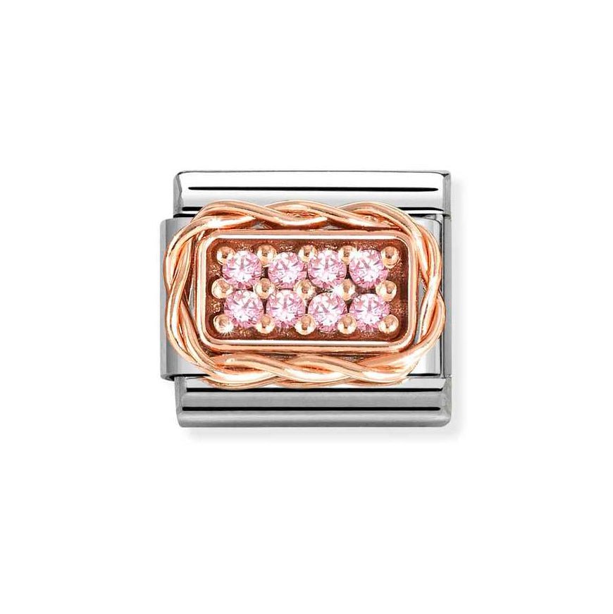 Nomination Rose Gold Classic Cz Pink Pave Charm - MococoNomination430318/068033497537379Charms and Links