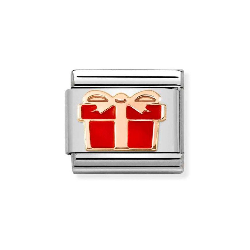 Nomination Rose Gold Classic Red Gift Box Charm - MococoNomination430202/078033497504821Charms and Links