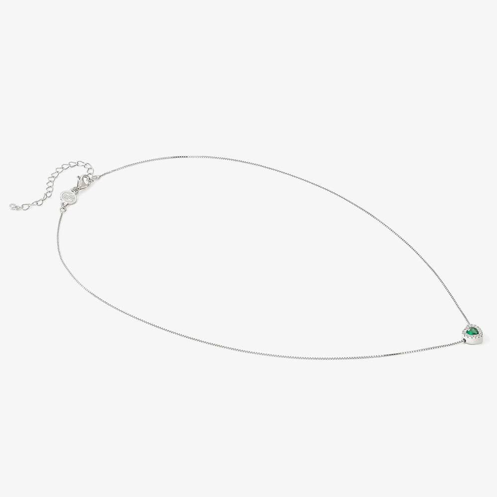 Nomination Silver All my Love Green Heart Necklace - MococoNomination240302/0148033497539892Necklaces