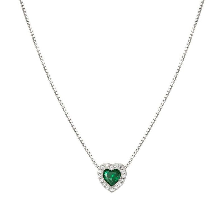 Nomination Silver All my Love Green Heart Necklace - MococoNomination240302/0148033497539892Necklaces