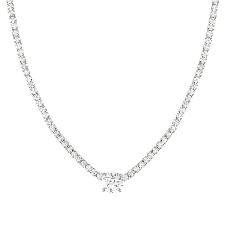 Nomination Silver Chic & Charm Joyful Ed. Central CZ Necklace Image 1
