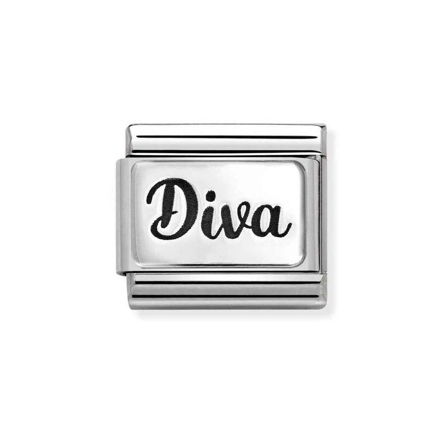 Nomination Silver Classic Diva Charm - MococoNomination330111/428033497542229Charms and Links