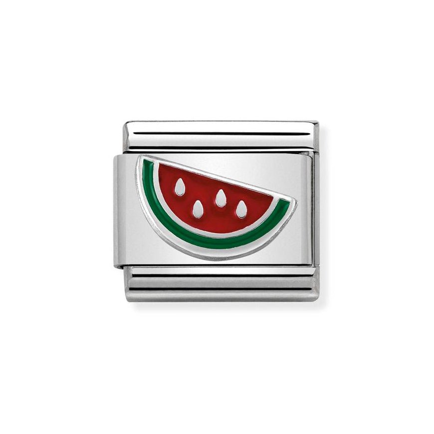 Nomination Silver Classic Watermelon Slice Charm - MococoNomination330202/428033497443731Charms and Links