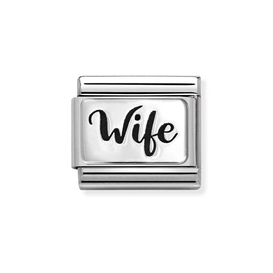 Nomination Silver Classic Wife Charm - MococoNomination330111/448033497542243Charms and Links
