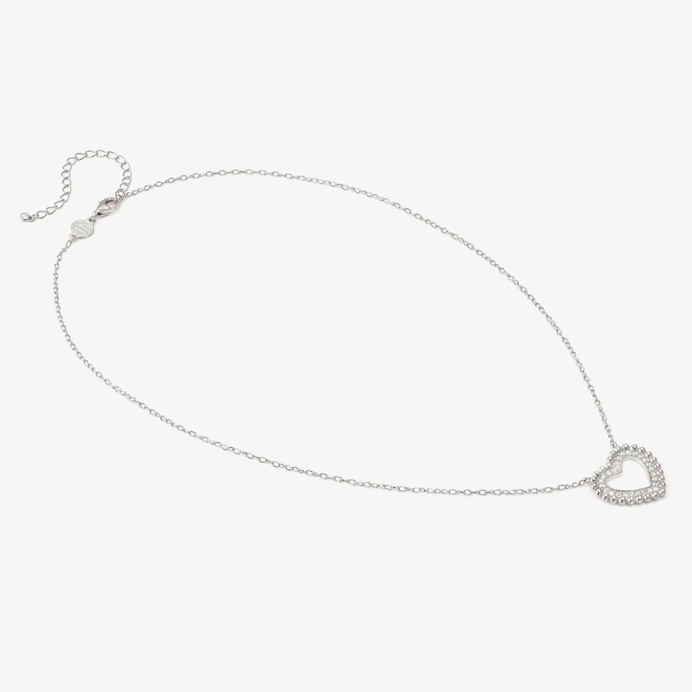Nomination Silver Lovecloud Cubic Zirconia Heart Necklace - MococoNomination240504/0098033497540553Necklaces