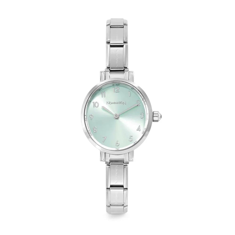 Nomination Silver Oval Green Dial Watch - MococoNomination076038/0328033497539786Watches and Accessories