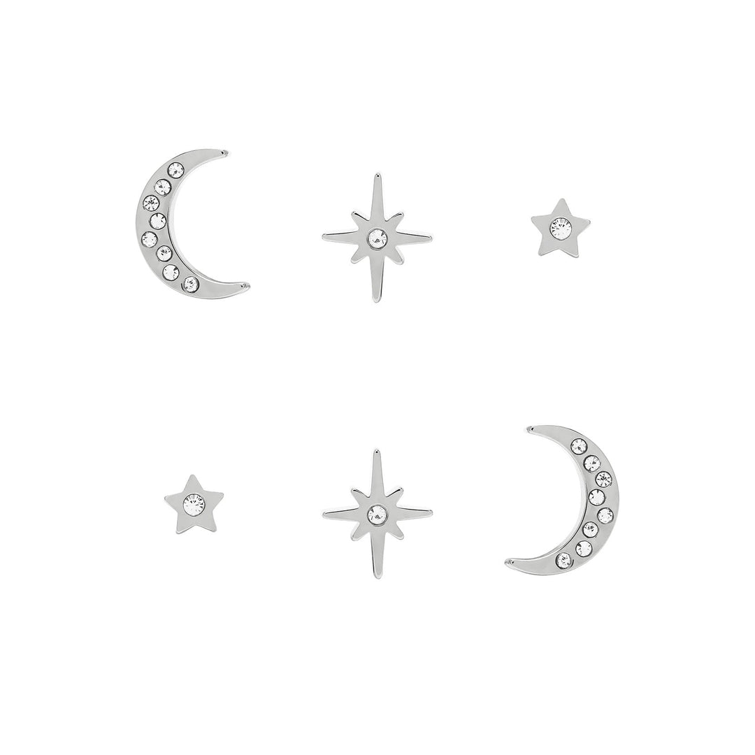 Olivia Burton Silver Celestial North Star Set of 3 Earrings - MococoOlivia Burton241000637613272525862Earrings