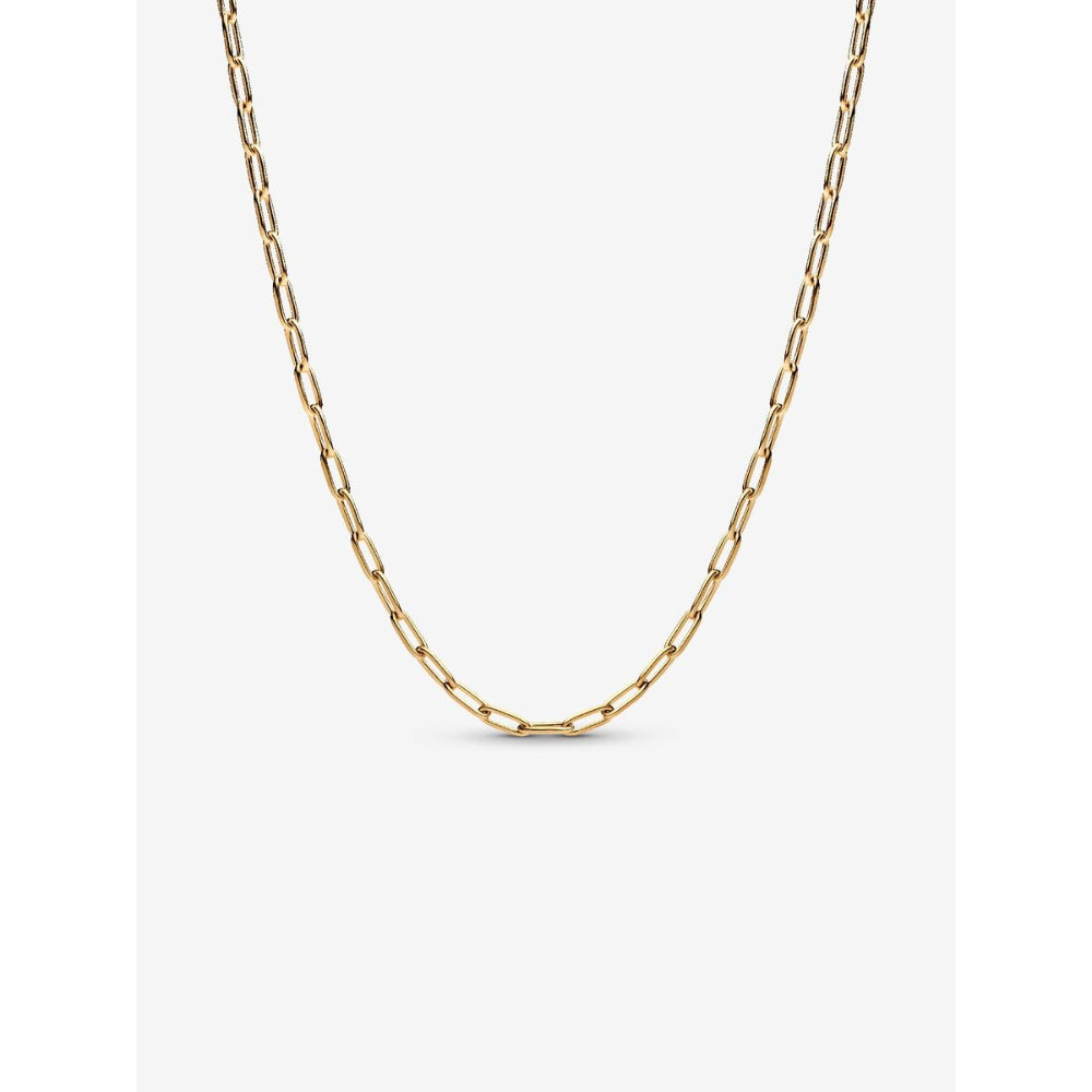 Pandora 14K Gold Plated Elongated Link Chain Necklace Image 1