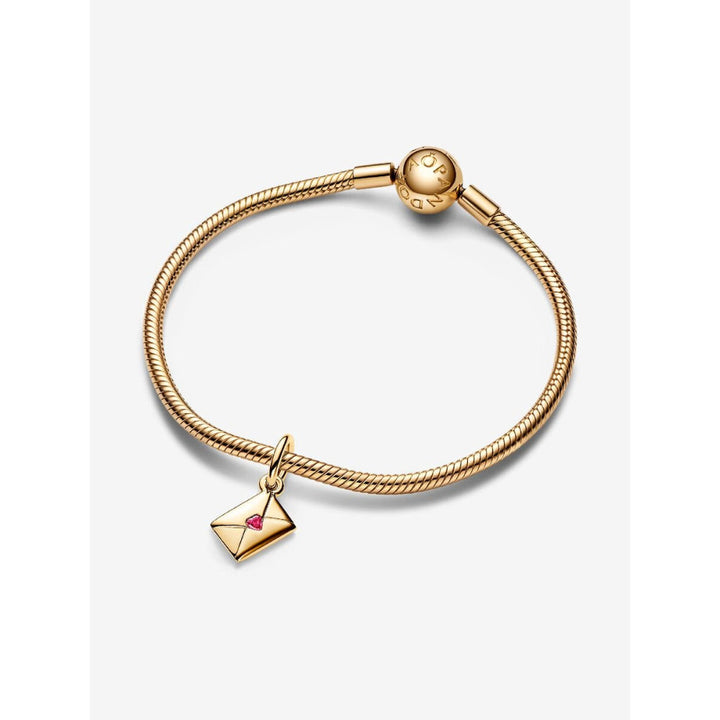 Pandora 14K Gold Plated Love Letter Envelope Dangle Charm Image 6
