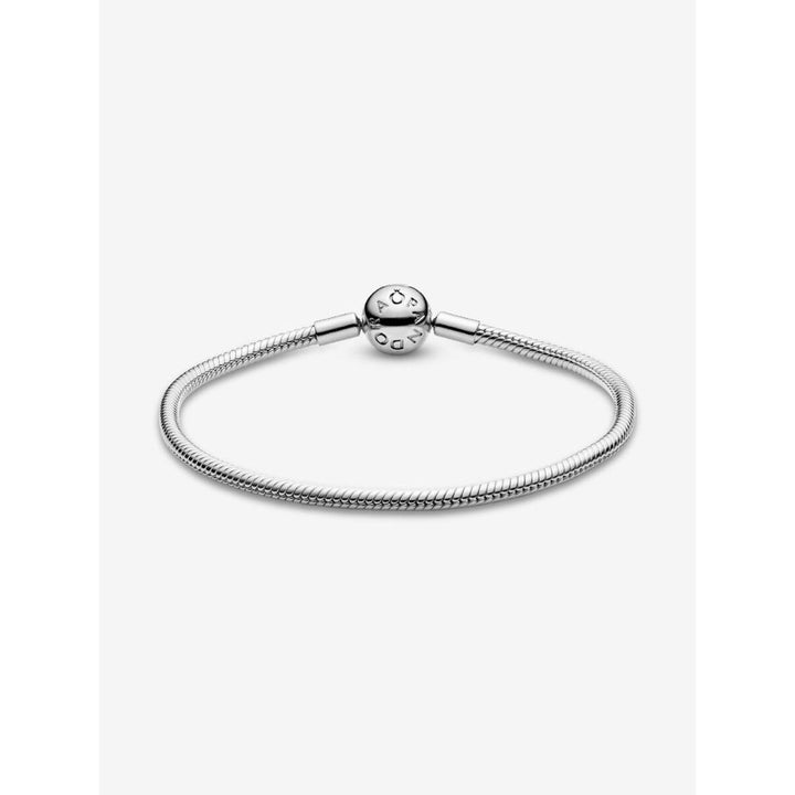 Pandora Moments Sterling Silver Snake Chain Bracelet Image 6