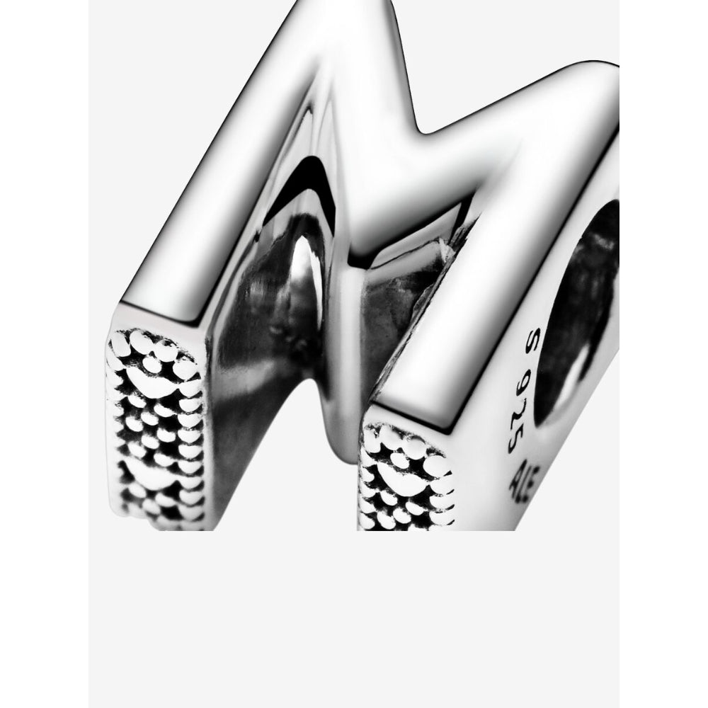 Pandora Silver Letter M Alphabet Charm 6