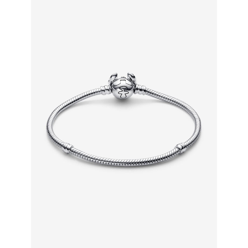 Pandora Sterling Silver Disney Stitch Snake Chain Bracelet Image 5