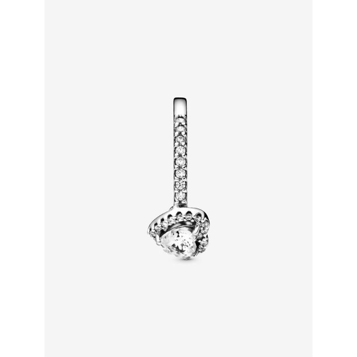 Pandora Sterling Silver Elevated Heart Ring Image 5
